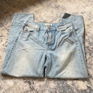 Madewell Faded Blue Straight Leg Jeans